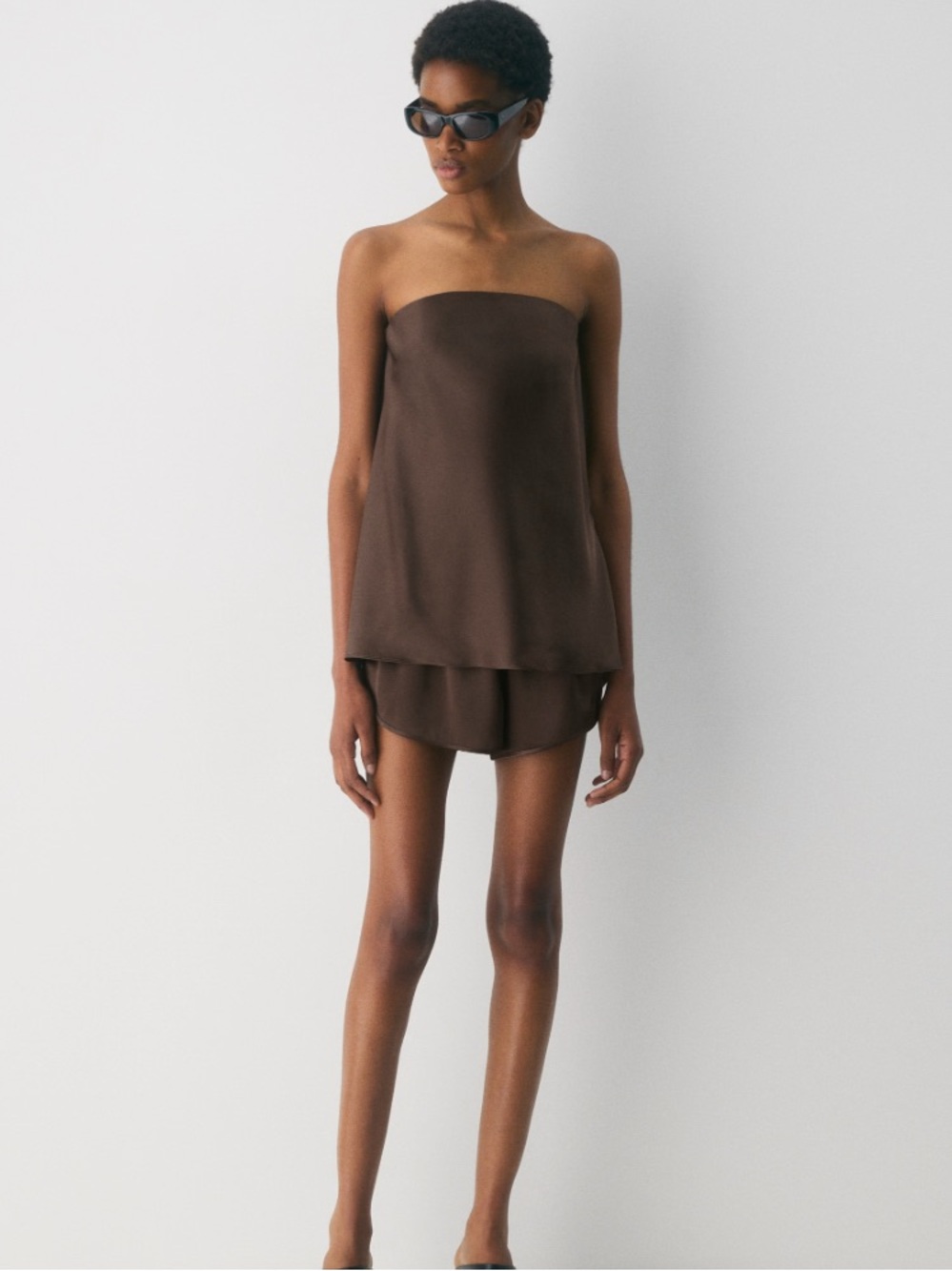 Babaton Velarium Satin Top
